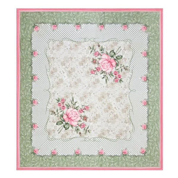 White_Cotton_Rajwada_Phool_Collection_Double_Bedsheet_With_Pillow_Cover_100_X_108_Cm